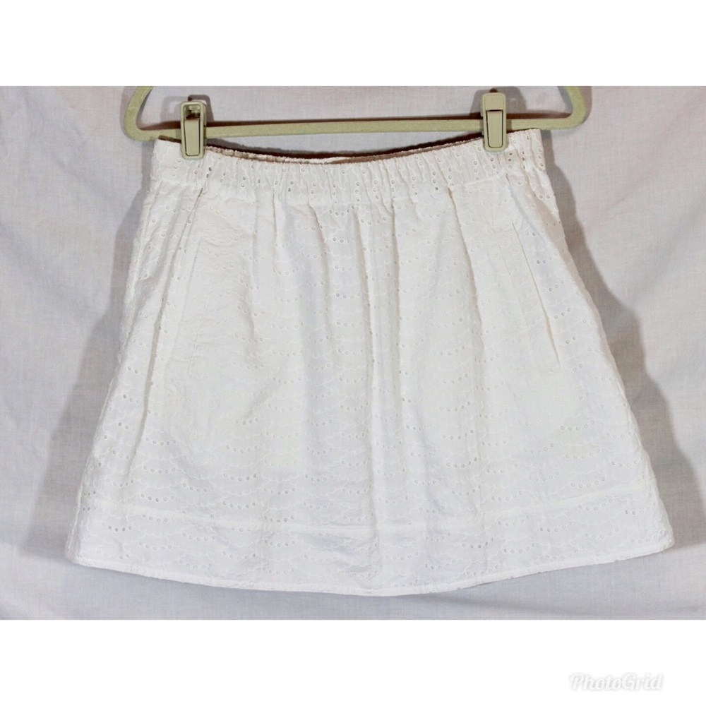 J. Crew White Skirt